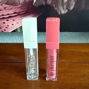 NEW 2-Pc CLEAR & CORAL OF THE STORY Lip Plumper by Bath & Body Works